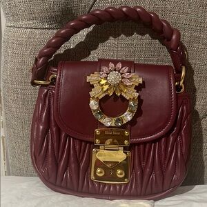 Miu Miu Small Lady Matelassé Bag